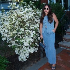 Denim Blue Women's Jeans & vest